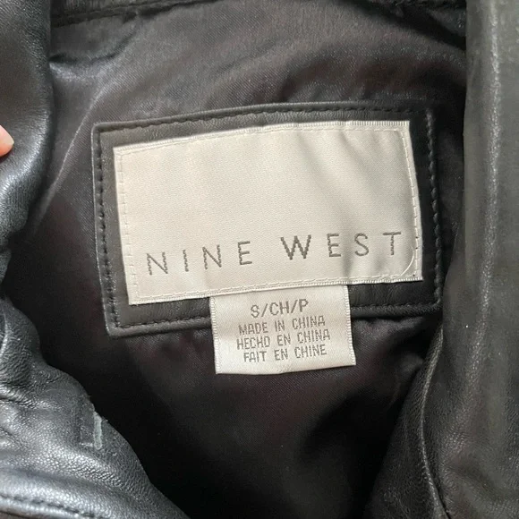 Nine west 90s vintage leather jacket - Picture 2 of 3